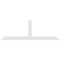 Ekena Millwork Portland Architectural Grade PVC Gable Bracket, 108"W x 36"H x 2"D x 6"F, 8/12 Pitch GBP108X36X0206POR00 - alternate 3